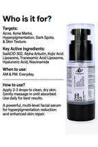 ClearCode 2.0 Nano Repair Serum | Complete Skin Correction - Brightening + Acne + Dark Spots + Melasma + Pores + Hydration + Barrier Repair with Liposomal Tranexamic Acid & Ceramides