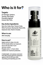 ClearCode 2.0 Nano Shield SPF 50 | Broad-Spectrum Mineral Sunscreen with Niacinamide — No White Cast, Non-Greasy for All Skin Type