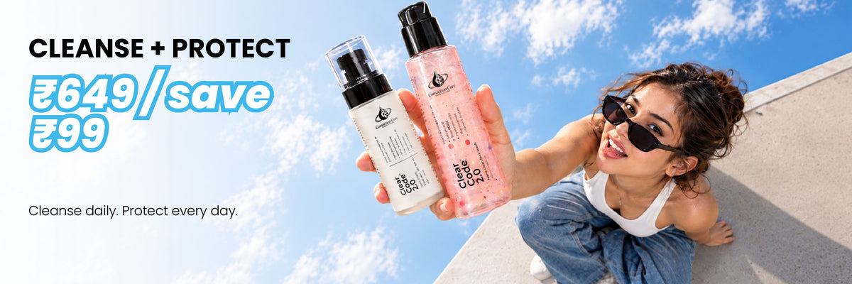 Cleanse + Protect — cleanse daily, protect every day