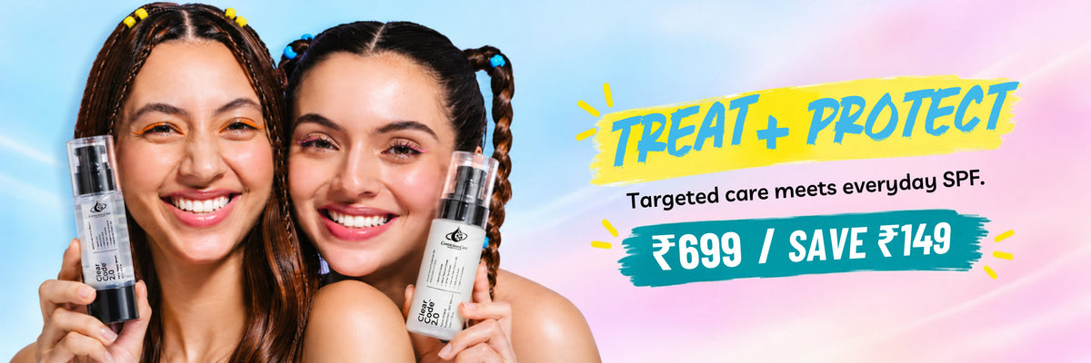 Treat + Protect — targeted care meets everyday SPF